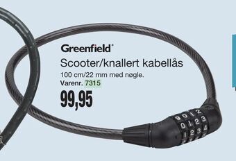 Harald Nyborg Scooter/knallert kabellås tilbud