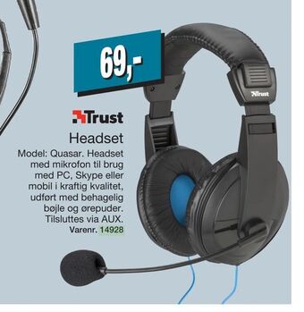 Harald Nyborg Headset tilbud