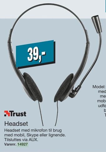 Harald Nyborg Headset tilbud