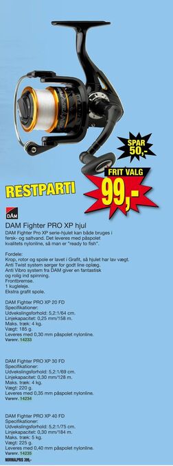 Harald Nyborg DAM Fighter PRO XP hjul tilbud