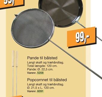 Harald Nyborg Popcornnet til bålsted tilbud