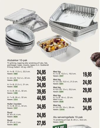 Harald Nyborg Alubakker 10-pak tilbud