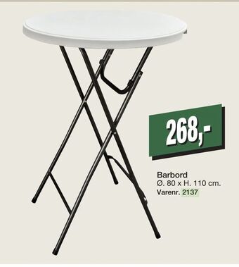 Harald Nyborg Barbord tilbud