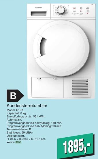 Harald Nyborg Kondenstørretumbler tilbud