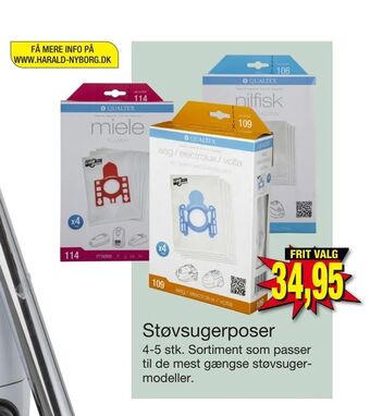 Harald Nyborg Støvsugerposer tilbud
