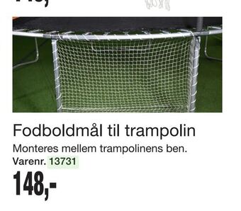 Fodboldmål til trampolin