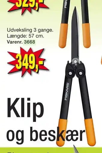 Harald Nyborg PowerLever™ Hækkesaks tilbud