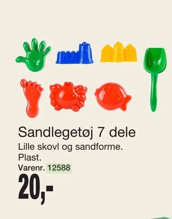 Harald Nyborg Sandlegetøj 7 dele tilbud