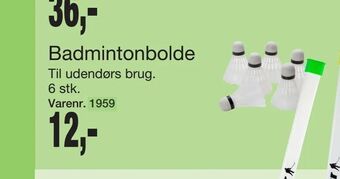 Harald Nyborg Badmintonbolde tilbud