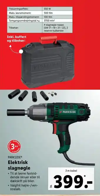 Elektrisk slagnøgle