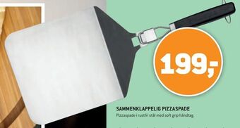 XL-BYG Sammenklappelig pizzaspade tilbud