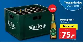 Let-Køb Dansk pilsner tilbud