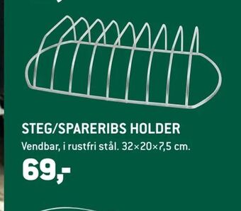 XL-BYG Steg/spareribs holder tilbud