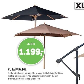 XL-BYG Cuba parasol tilbud