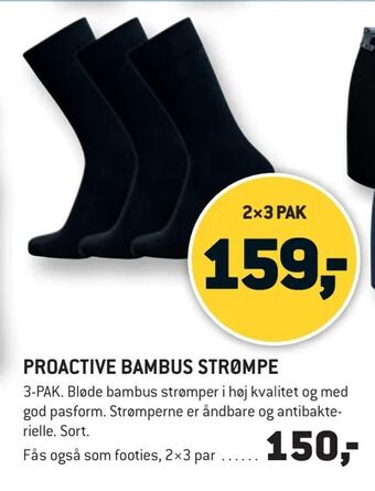 XL-BYG Proactive bambus strømpe tilbud
