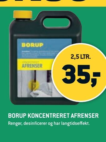 XL-BYG Borup koncentreret afrenser tilbud