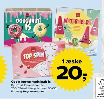 Dagli'Brugsen Coop børne multipak is tilbud