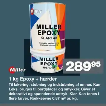 Bauhaus 1 kg Epoxy + hærder tilbud