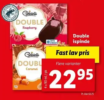 Let-Køb Double ispinde tilbud