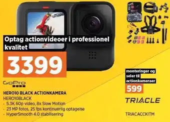 Power Hero010 Black Actionkamera HERO10BLACK tilbud
