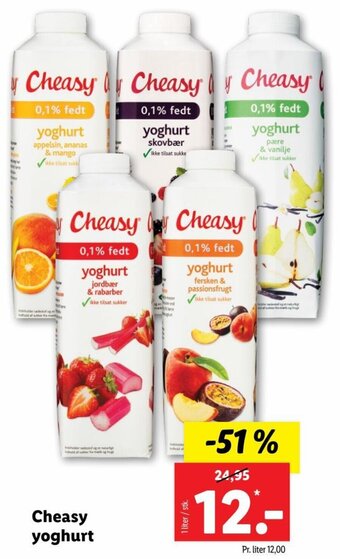 Lidl Cheasy Yoghurt tilbud