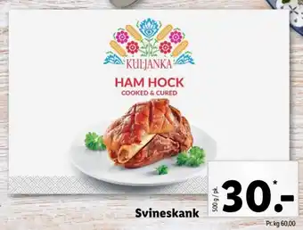 Lidl Svineskank 500g tilbud