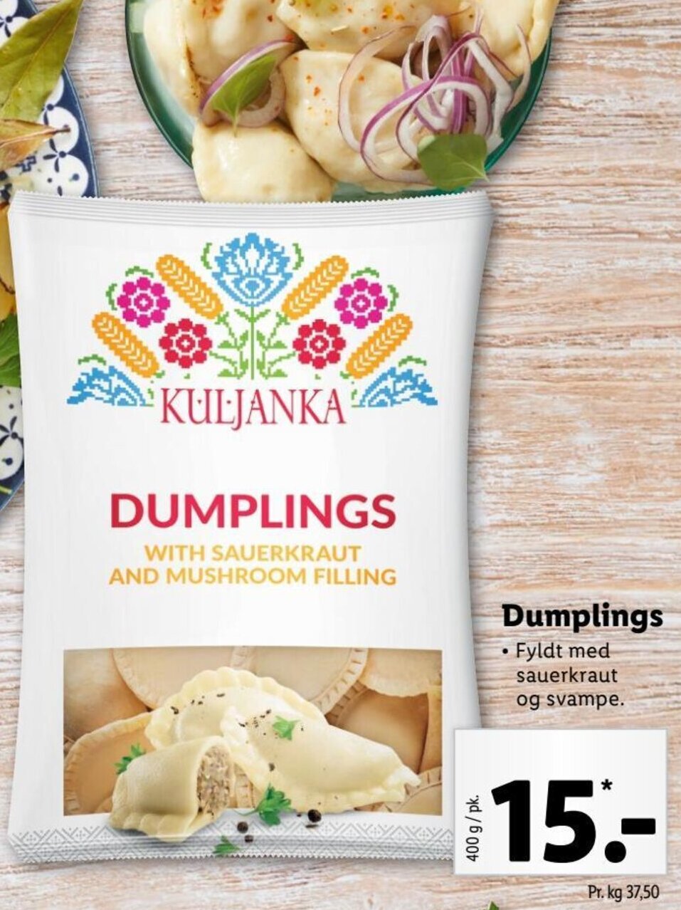 Dumplings 400g tilbud hos Lidl