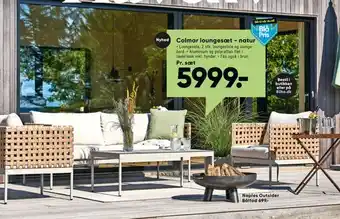 Bilka Colmar loungesæt - natur tilbud