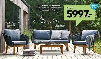 Bilka Malibu loungesæt tilbud