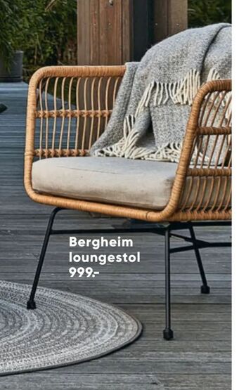Bilka Bergheim loungestol tilbud