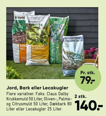 Bilka Jord, Bark eller Lecakugler tilbud