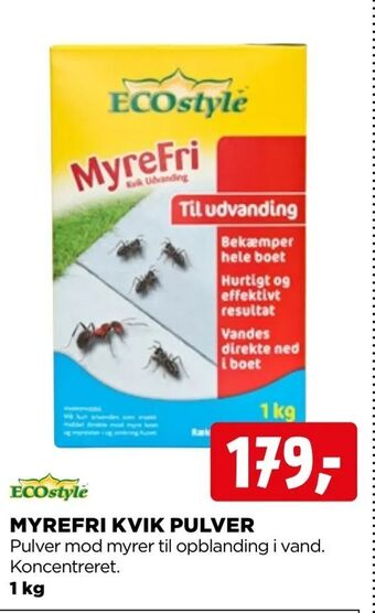 jem & fix Myrefri kvik pulver tilbud