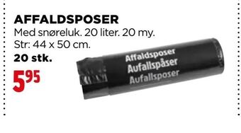 jem & fix Affaldsposer tilbud