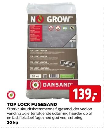 jem & fix Top lock fugesand tilbud