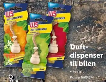 Duft-Dispenser Til Bilen 6 ml