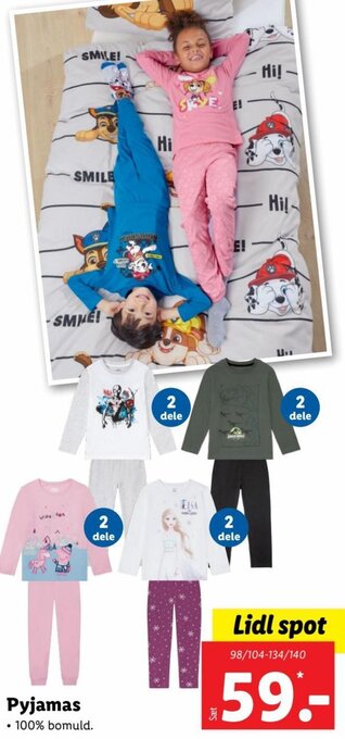 Lidl Pyjamas tilbud