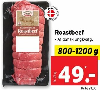 Lidl Roastbeef tilbud
