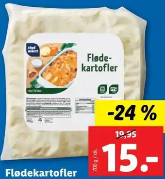 Lidl Flødekartofler 700g tilbud
