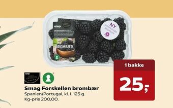 Smag Forskellen brombær