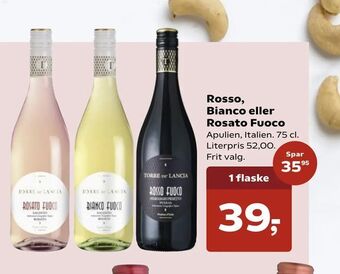 SuperBrugsen Rosso, Bianco eller Rosato Fuoco tilbud