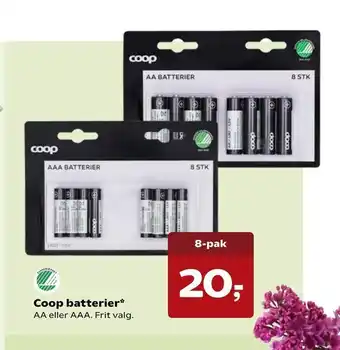 SuperBrugsen Coop batterier tilbud