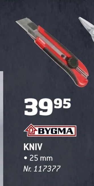 Bygma Kniv tilbud