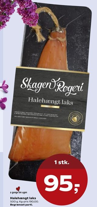 SuperBrugsen Halehængt laks tilbud