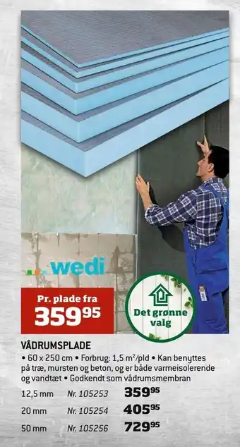 Vådrumsplade