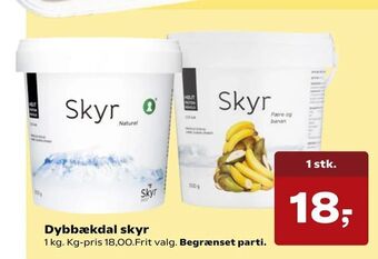 SuperBrugsen Dybbækdal skyr tilbud