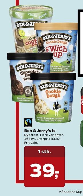 SuperBrugsen Ben & Jerry's is tilbud