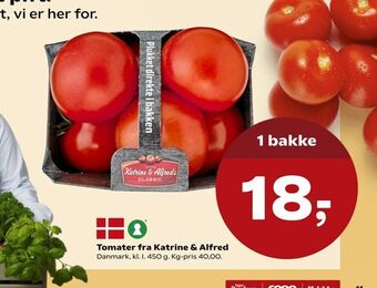 SuperBrugsen Tomater fra Katrine & Alfred tilbud