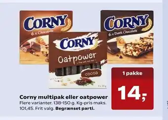 SuperBrugsen Corny multipak eller oatpower tilbud