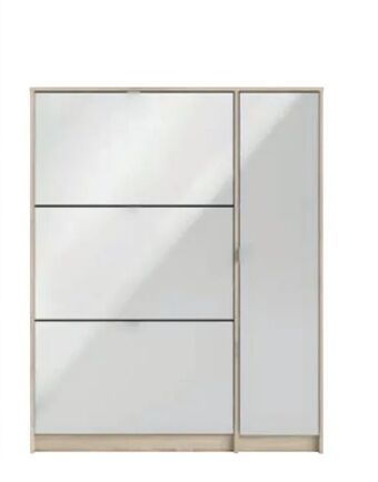 Daells Bolighus Skoskab med 3 låger + 1 dør tilbud