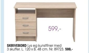 Daells Bolighus Skrivebord tilbud